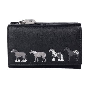 Mala Leather Portemonnee paarden